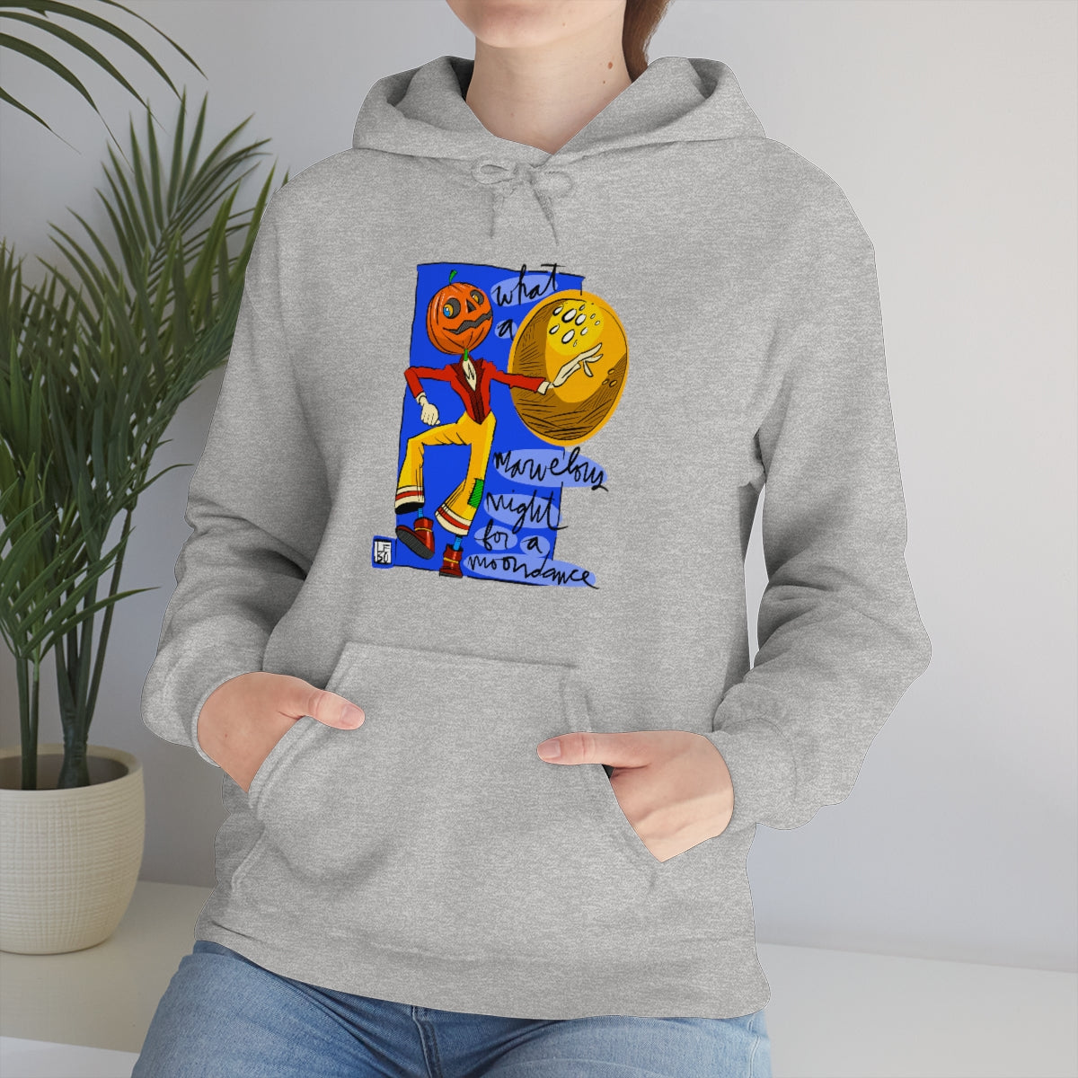 What a Marvelous Night for a Moondance  - Lebo Unisex Hooded Sweatshirt